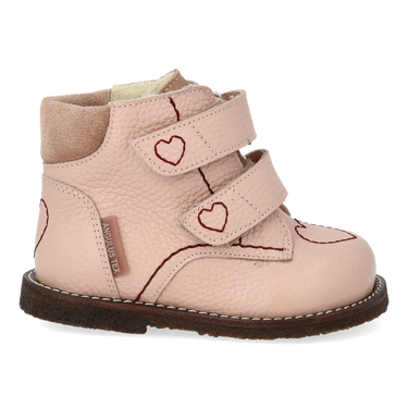 Lauflernschuh TEX-Stiefel mit Herzchen-Stickerei