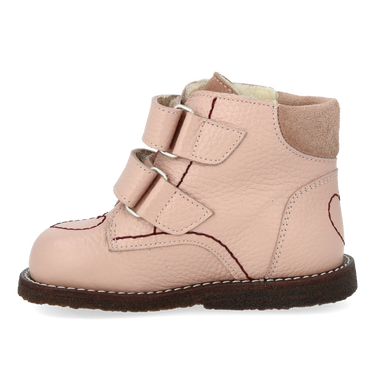 Lauflernschuh TEX-Stiefel mit Herzchen-Stickerei