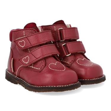 Lauflernschuh TEX-Stiefel mit Herzchen-Stickerei