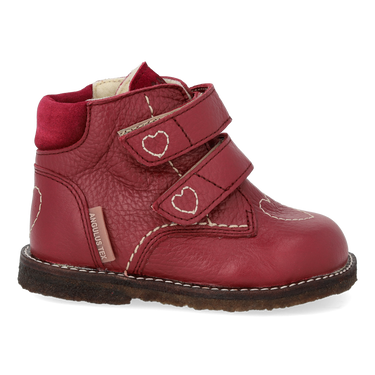 Lauflernschuh TEX-Stiefel mit Herzchen-Stickerei