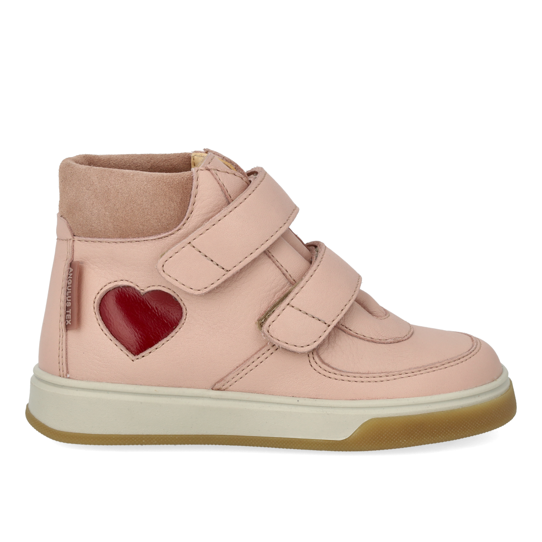 High-Top TEX-Sneaker mit Lackherz