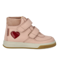 High-Top TEX-Sneaker mit Lackherz