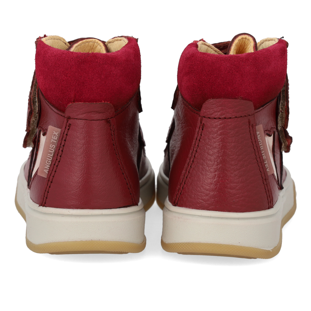 High-top TEX-sneaker mit herz in lack