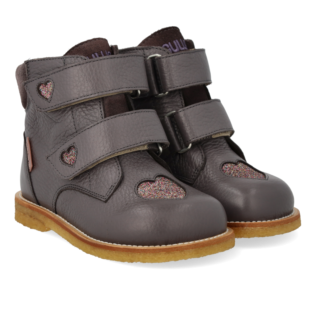 TEX-Stiefel mit funkelnden Glitzerherzen