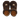 Lauflernschuh mit Teddybär-Stickerei