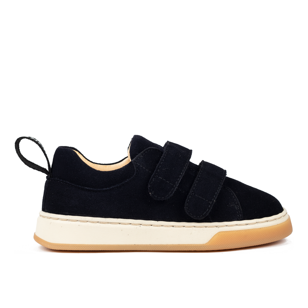 Sneaker mit Logoband und Klettverschluss