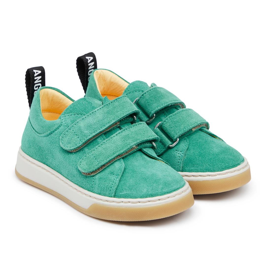 Sneaker mit Logoband und Klettverschluss
