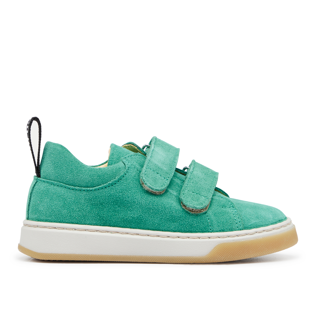 Sneaker mit Logoband und Klettverschluss