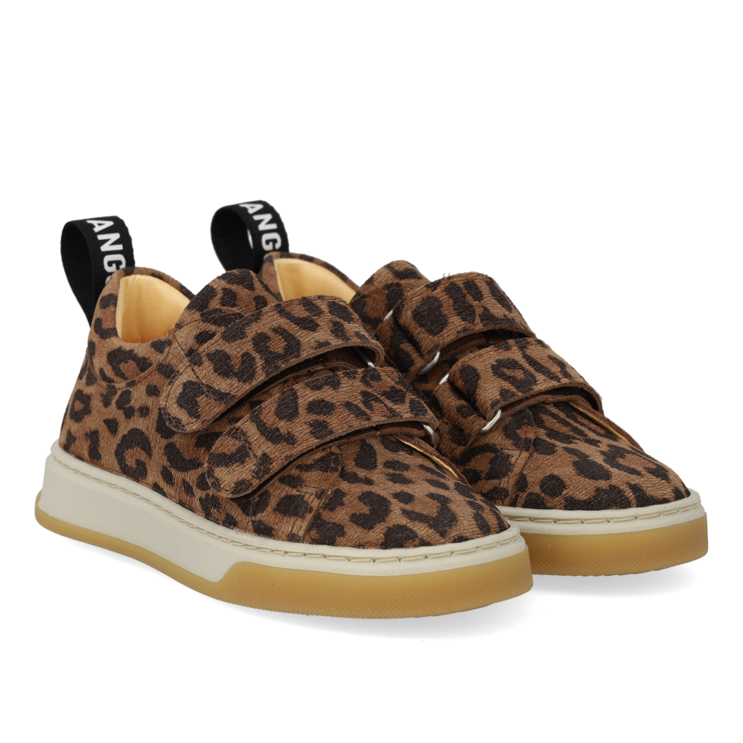Sneaker mit Logoband und Klettverschluss