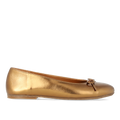 Ballerina aus Leder mit Schleifendetail