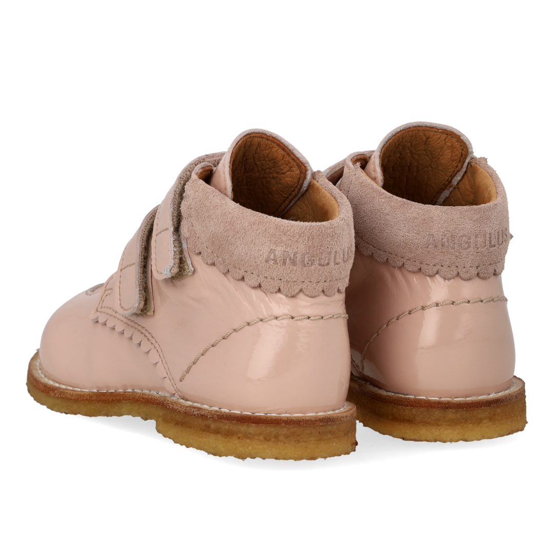 Velcro-Stiefel mit kontrastfarbenem Herz