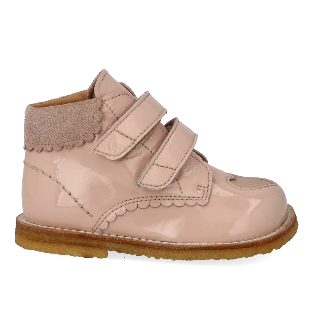 Velcro-Stiefel mit kontrastfarbenem Herz