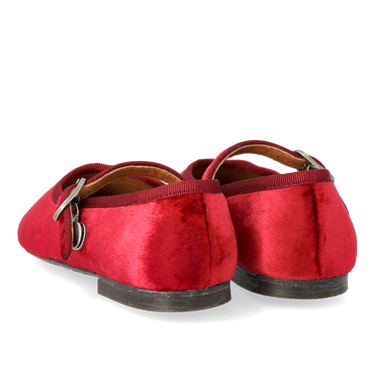 Mary Jane Ballerina aus weichem Veloursleder