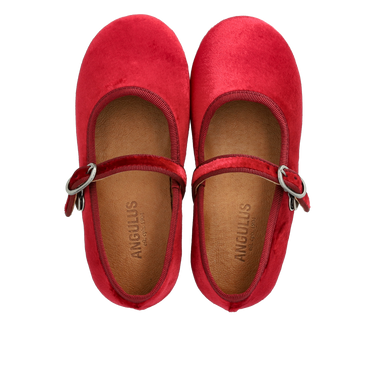 Mary Jane Ballerina aus weichem Veloursleder