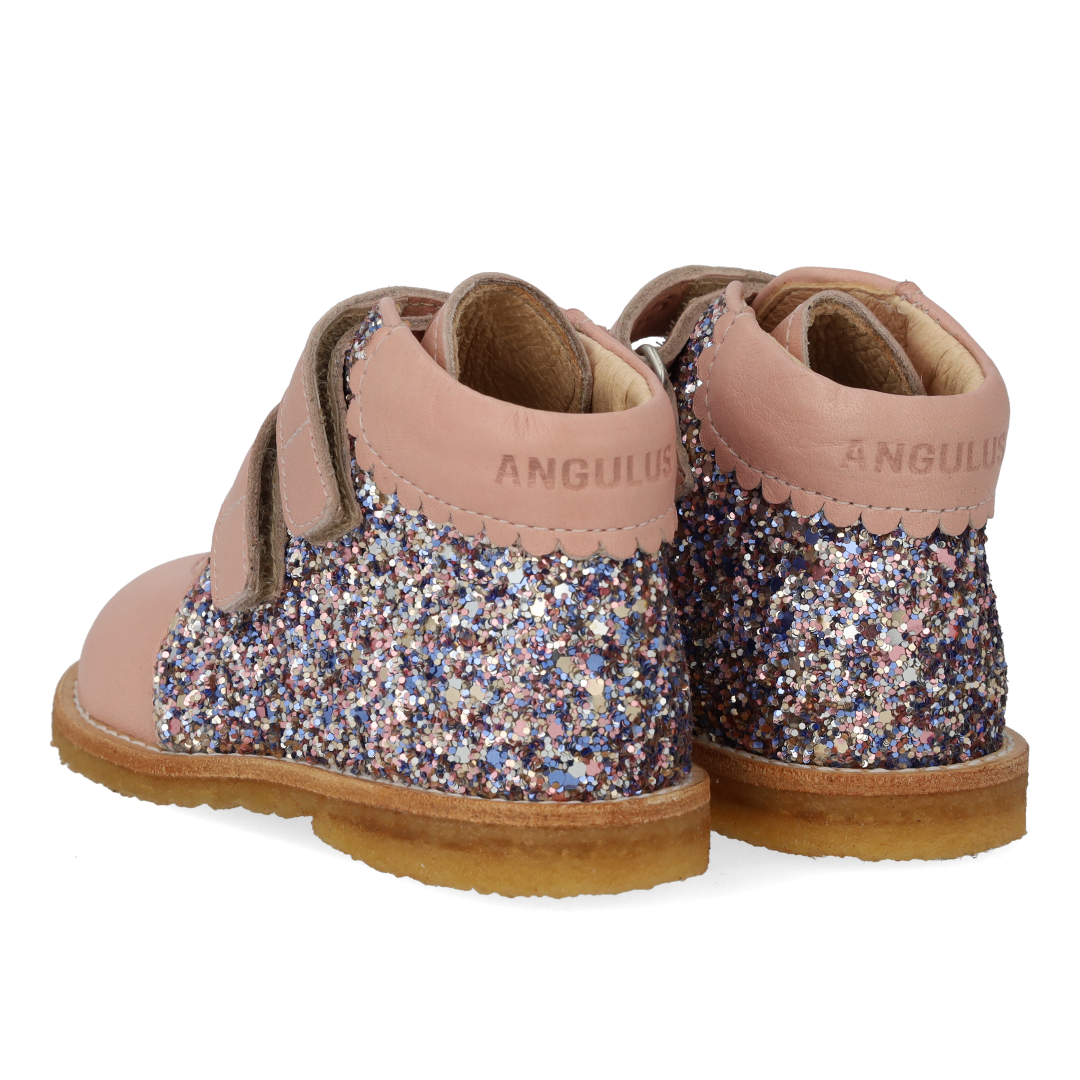 Klettstiefel mit Glitzer