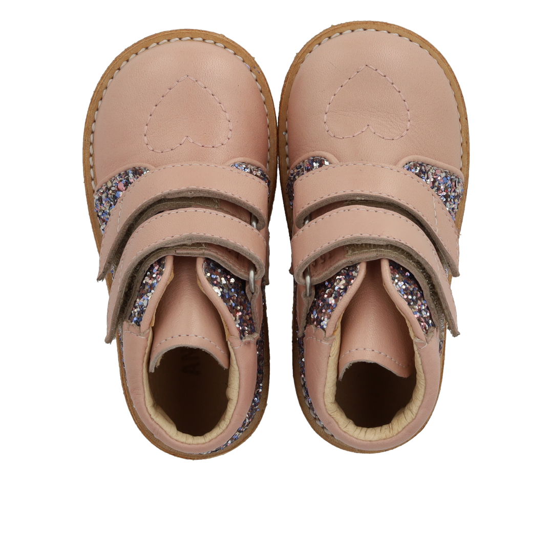 Klettstiefel mit Glitzer