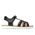 Sandale mit T-Riemen und Klettverschluss