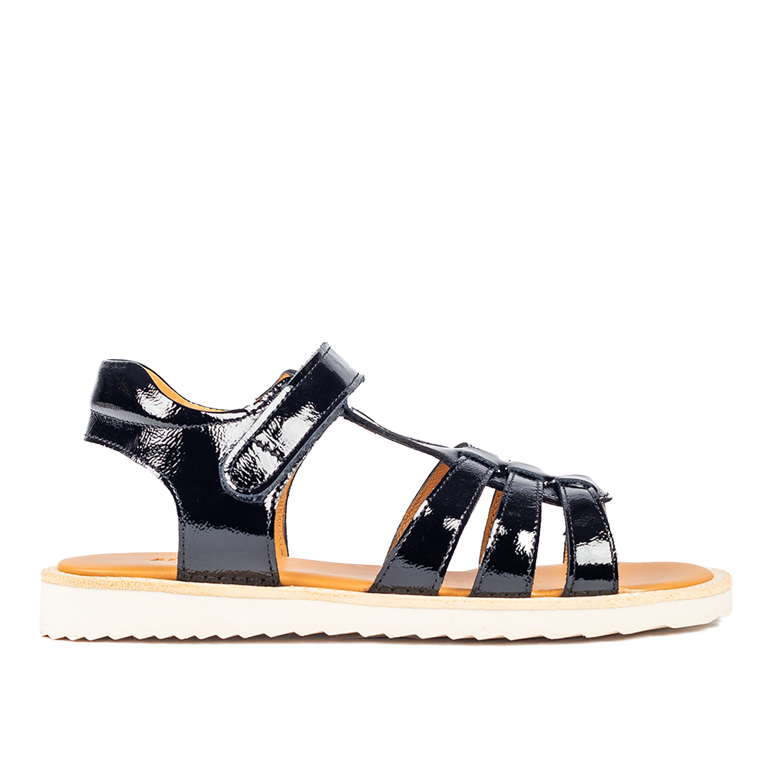 Sandale mit T-Riemen und Klettverschluss