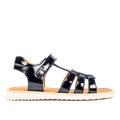 Sandale mit T-Riemen und Klettverschluss