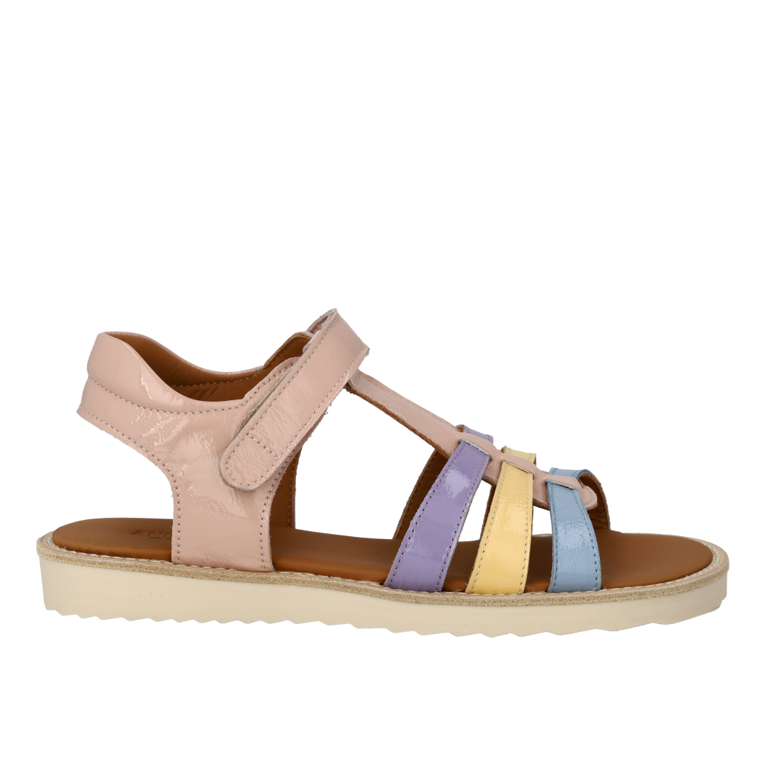 Sandal mit T-Riemen und Klettverschluss