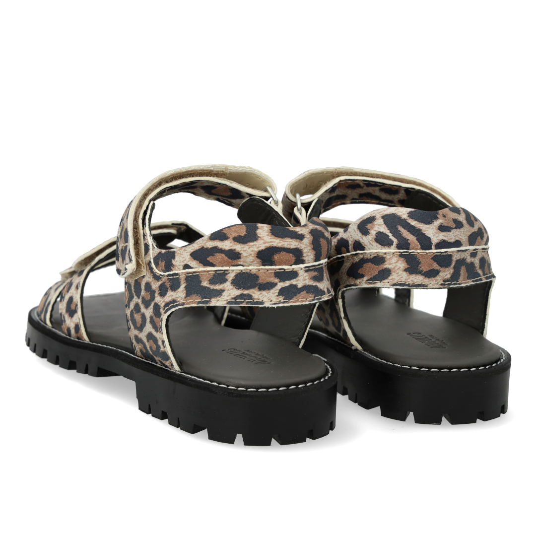 Sandal mit dreifachem Klettverschluss