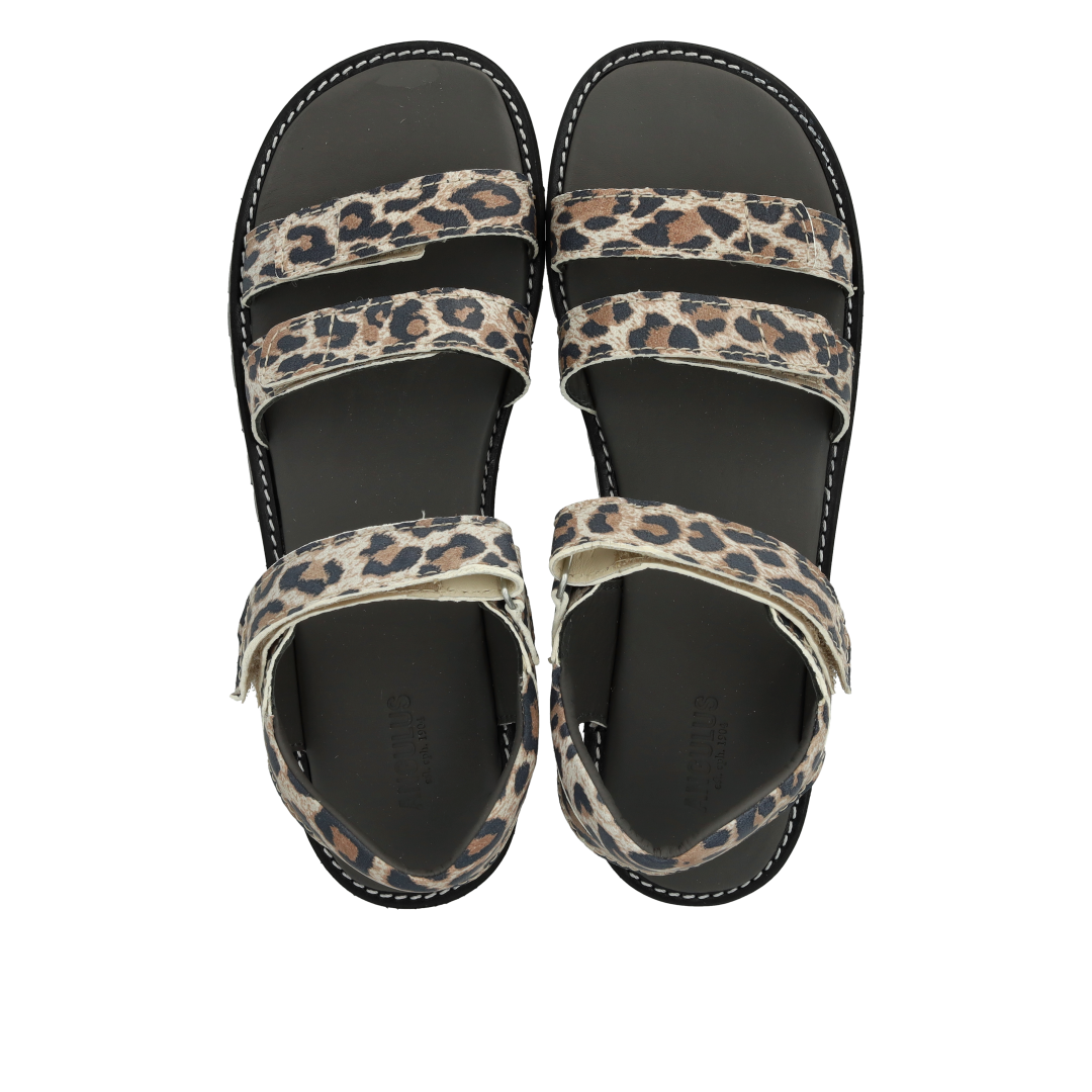 Sandal mit dreifachem Klettverschluss