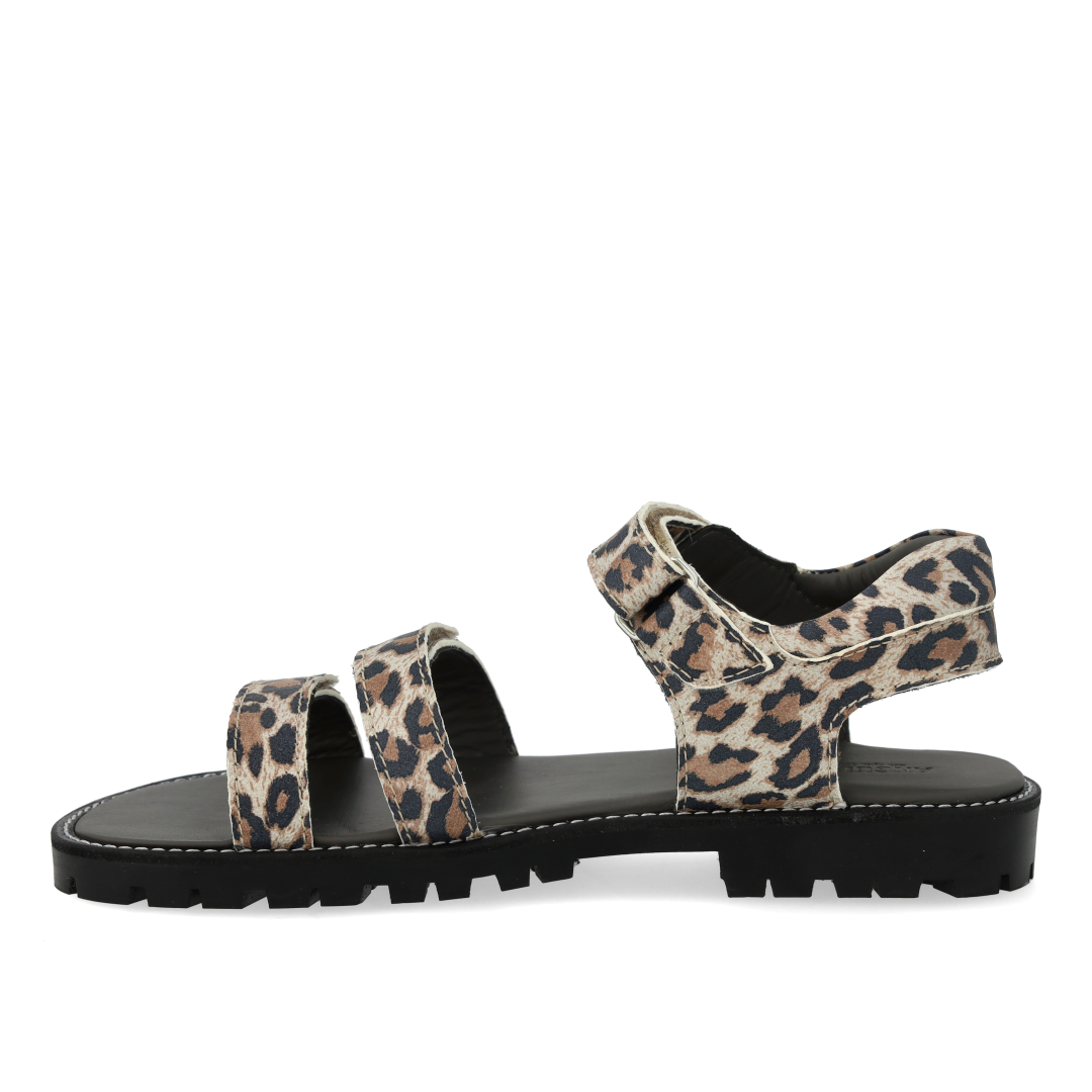 Sandal mit dreifachem Klettverschluss