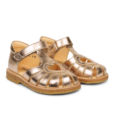 Sandale mit Herzdetail und Klettverschluss