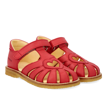 Sandale mit Herzdetail und Klettverschluss