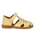 Sandale mit geschlossener Zehenpartie und Blumendetails