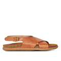 Fußbett-Sandale mit Kreuzriemen