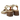 Handgeflochtene Sandale mit skulpturalem Absatz