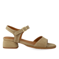 Sandalette mit geschwungener Blockabsatz