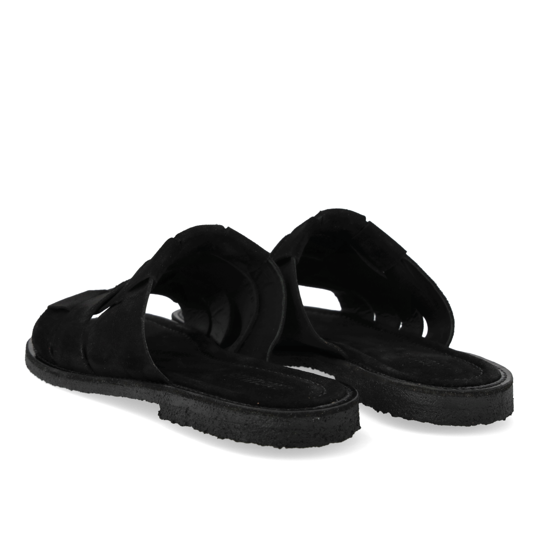 Geflochtene Slip-On-Sandale