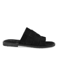 Geflochtene Slip-On-Sandale