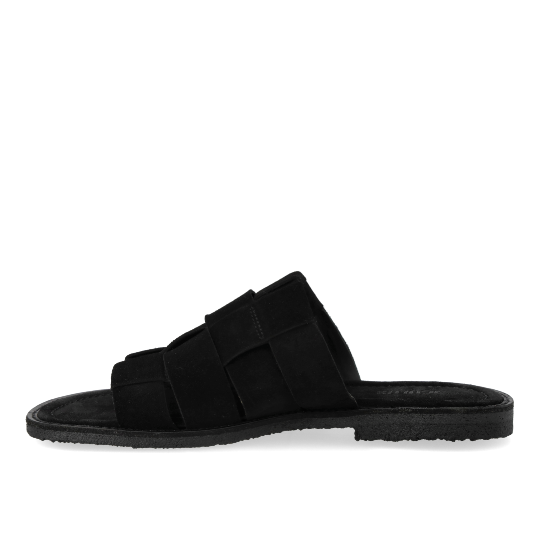 Geflochtene Slip-On-Sandale