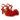 Hochhackige Sandale mit voluminösem Rosendetail