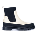 Stiefelette mit Gummizug und Profilsohle
