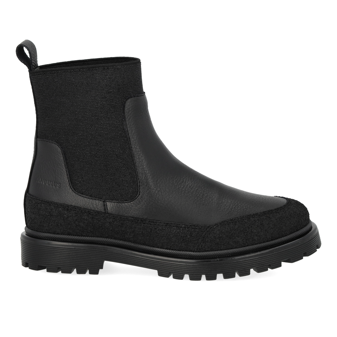 Stiefelette mit Elastik und Profilsohle