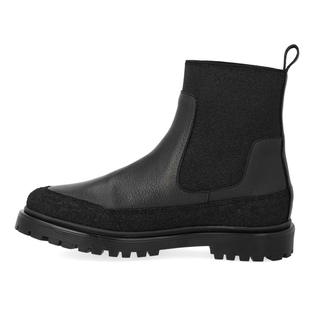 Stiefelette mit Elastik und Profilsohle