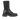 Mittelhoher Stiefel mit Gummizug und Reißverschluss