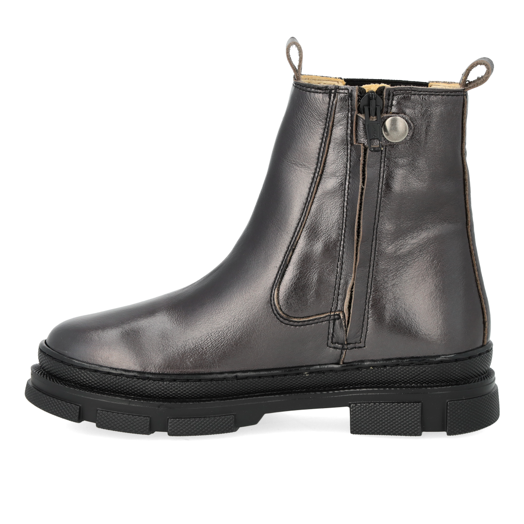 Stiefelette mit Elastik und Reißverschluss