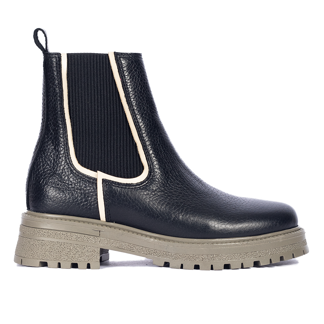 Chelsea-Stiefel mit Kontrastdetail