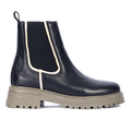 Chelsea-Stiefel mit Kontrastdetail