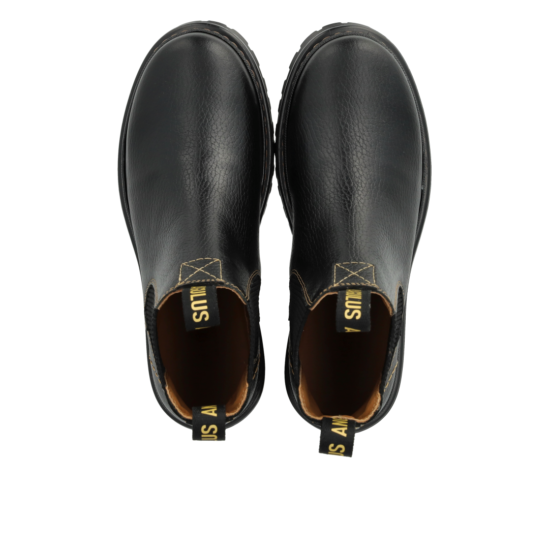 Chelsea-Stiefel mit Logo-Riemen