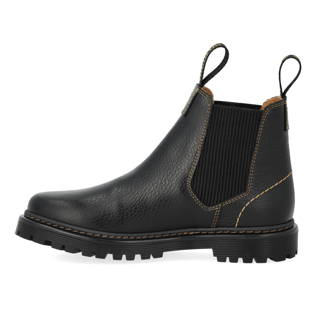 Chelsea-Stiefel mit Logo-Riemen
