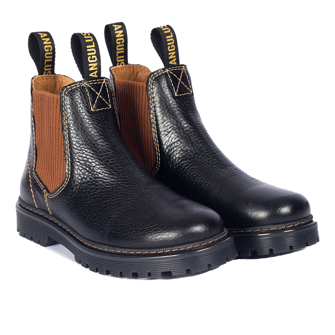 Chelsea-Stiefel mit Logo-Riemen