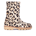 Stiefel mit hohem Schaft aus Ponyfell