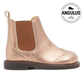 Chelsea-Stiefel mit Brogue-Lochmuster