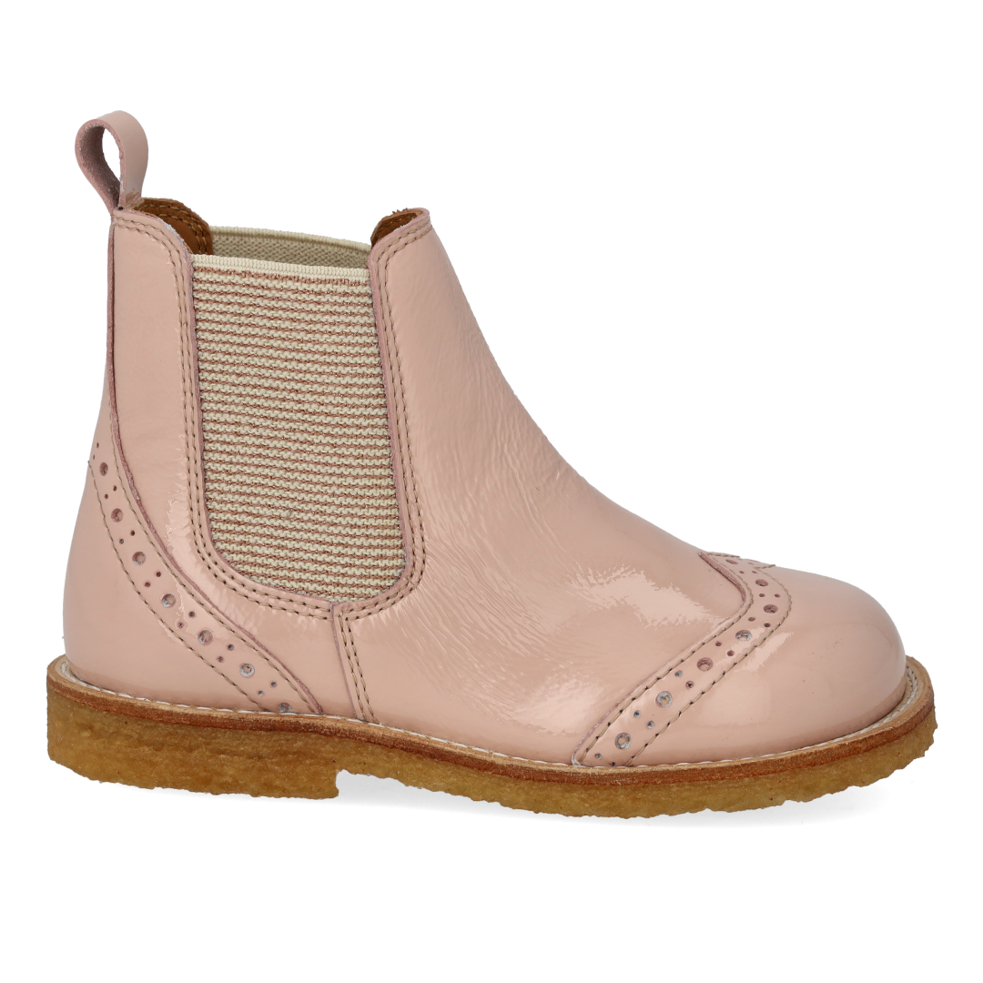Chelsea-Stiefel mit dekorativem Brogue-Lochmuster